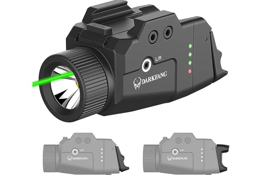 Streamlight 69455 TLR-7 X USB 500-Lumen 5000-Candela Compact Tactical Weapon Light with Interchangeable High & Low Switches and Key Kit, Black product image