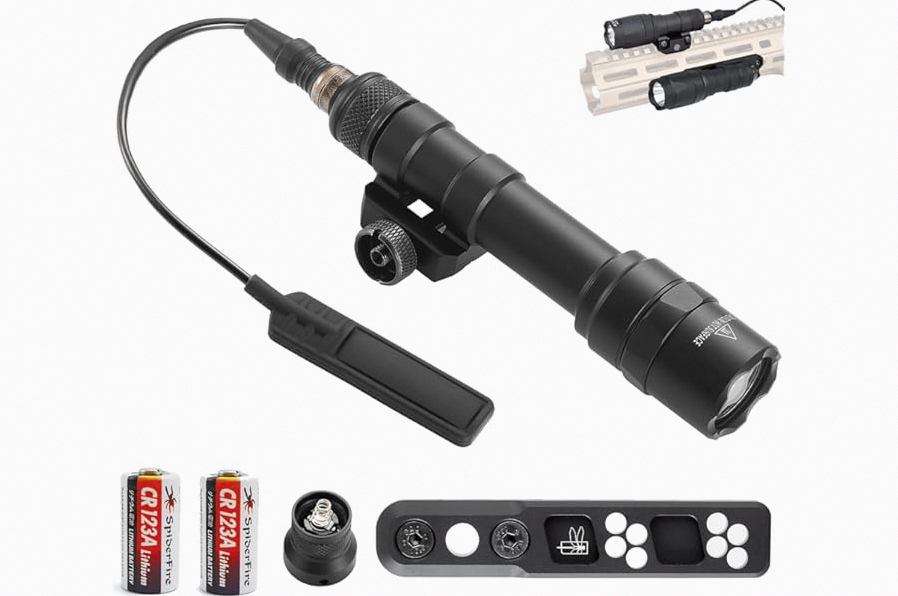 OLIGHT Baldr Mini 600 Lumens Rechargeable Weaponlight with Green Beam and White LED Combo, Magnetic USB Compact Tactical Flashlight with Adjustable Rail for G19, G45, Sig P320, and so on(Black) product image