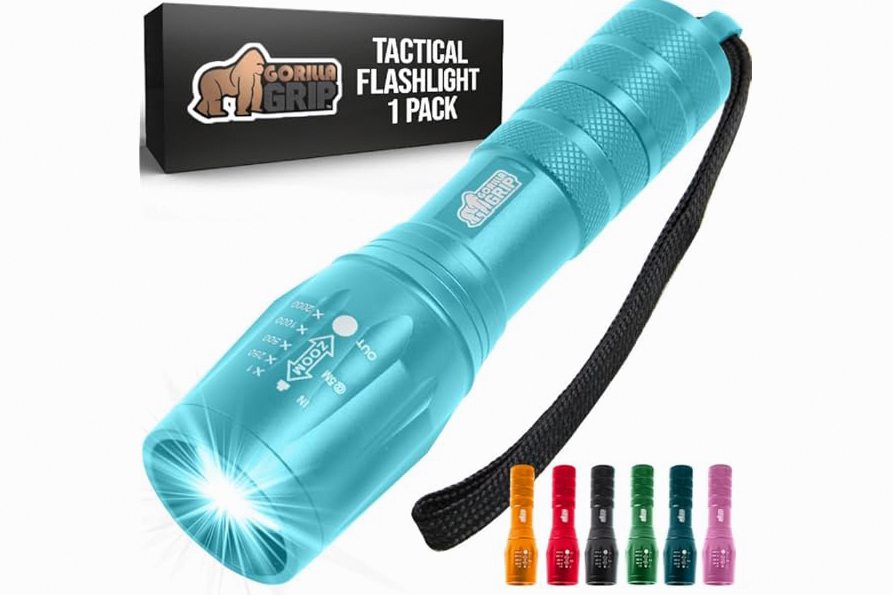 Feyachi Rifle Light 1200LM 22500Candela WL25 Tactical AR Flashlight LED Outdoor Light with Pressure Switch & Picatinny/Mlock Rail Mount, 3 Modes - High/Low/Strobe product image