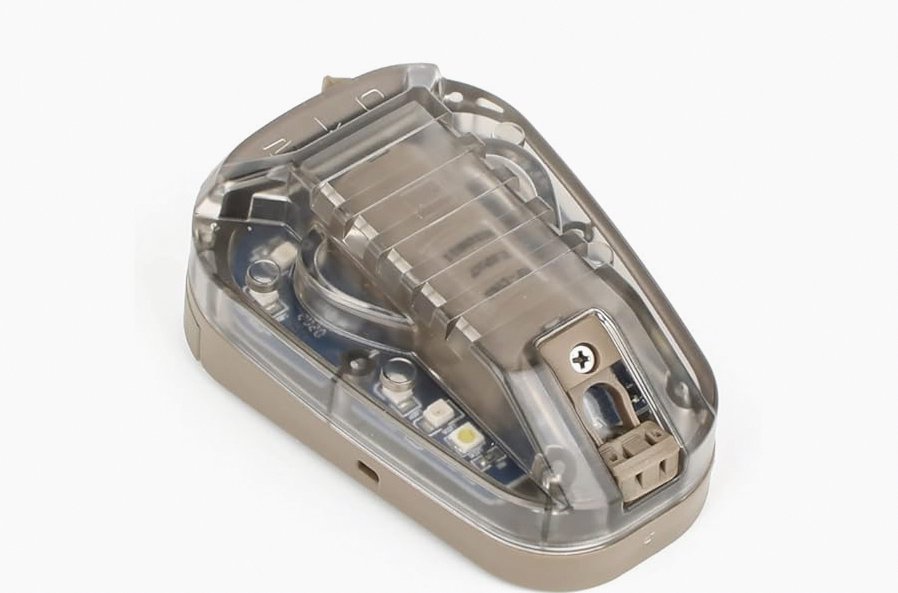 TOUGHSOUL M-Rail Picatinny Tactical Flashlight 1250 Lumens, Rechargeable Flashlight with Remote Pressure Switch LED Light with Rechargeable Batteries and Charger Included (M-Rail Mounted) product image