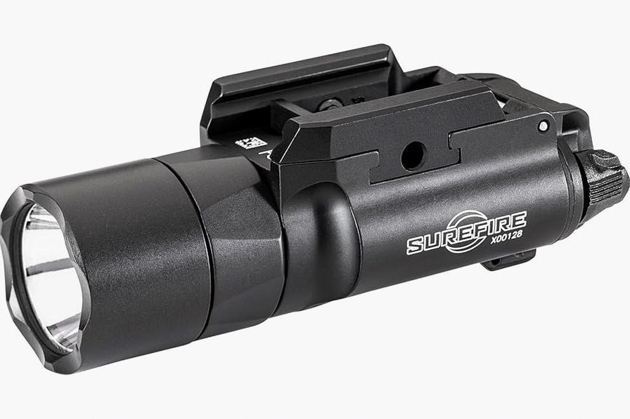 Feyachi Tactical Flashlight 1200 Lumens 11000Candela Rifle Light with Mlock Offset Mount & Pressure Switch 200m Beam 4H Runtime IP65 Waterproof & Shockproof AR Flashlight product image