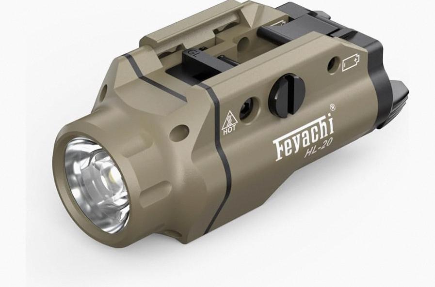 VITOINNO 1500 Lumens Green Laser Light Combo is Compatible with Picatinny Rail for Rifle, Rechargeable Tactical Flashlight/Weapon Light with Strobe & Momentary (Not for Pistol) product image